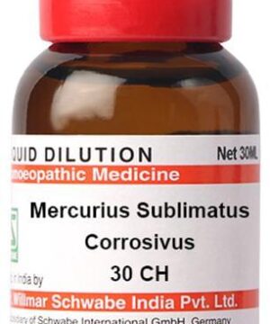 Dr Willmar Schwabe India Mercurius Sublimatus Corrosivus Dilution 30 CH