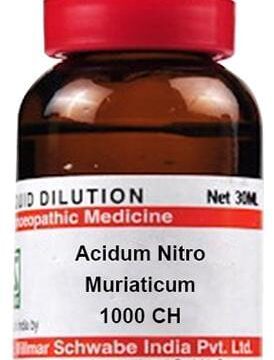 Dr Willmar Schwabe India Acidum Nitro Muriaticum Dilution 1000 CH