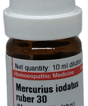 Dr Willmar Schwabe Germany Mercurius Iodatus Ruber (Mercurius Bijodatus) Dilution 30