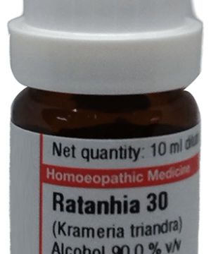 Dr Willmar Schwabe Germany Ratanhia (Krameria Triandra) Dilution 30