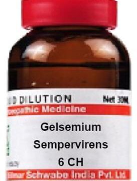 Dr Willmar Schwabe India Gelsemium Sempervirens 6 CH Dilution