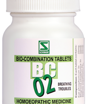 Dr Willmar Schwabe India Bio-Combination 02 (BC 02) Tablet