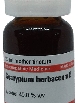 Dr Willmar Schwabe Germany Gossypium Herbaceum Mother Tincture Q