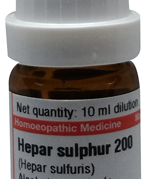 Dr Willmar Schwabe Germany Hepar Sulphur Dilution 200