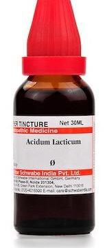 Dr Willmar Schwabe India Acidum Lacticum Mother Tincture Q