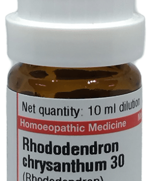 Dr Willmar Schwabe Germany Rhododendron Chrysanthum Dilution 30