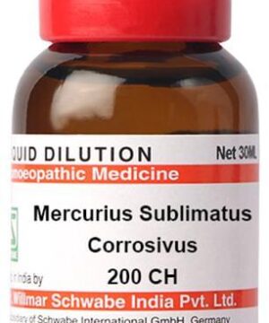 Dr Willmar Schwabe India Mercurius Sublimatus Corrosivus Dilution 200 CH