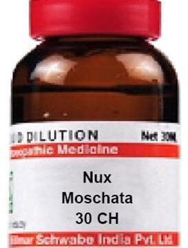 Dr Willmar Schwabe India Nux Moschata Dilution 30 CH