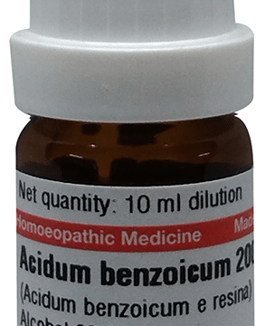 Dr Willmar Schwabe Germany Acidum Benzoicum Dilution 200
