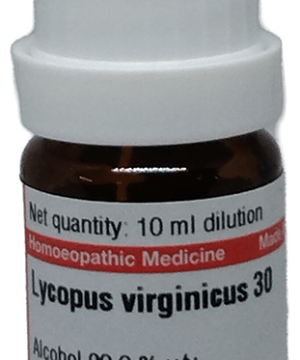 Dr Willmar Schwabe Germany Lycopus Virginicus Dilution 30