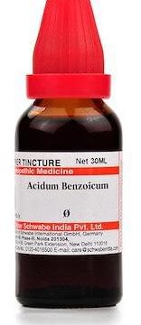 Dr Willmar Schwabe India Acidum Benzoicum Mother Tincture Q