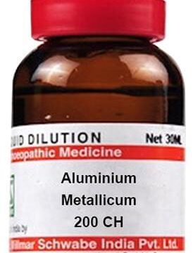 Dr Willmar Schwabe India Aluminium Metallicum Dilution 200 CH