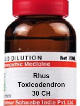 Dr Willmar Schwabe India Rhus Toxicodendron Dilution 30 CH