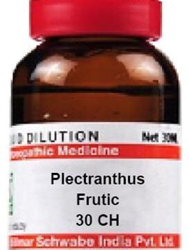 Dr Willmar Schwabe India Plectranthus Frutic Dilution 30 CH