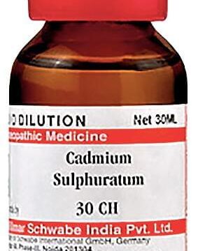 Dr Willmar Schwabe India Cadmium Sulphuratum Dilution 30 CH