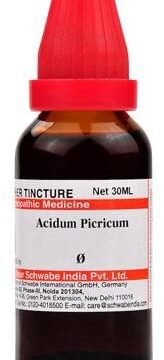 Dr Willmar Schwabe India Acidum Picricum Mother Tincture Q