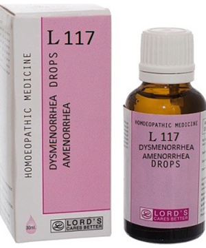 Lord's L 117 Dysmenorrhea Amenorrhea Drop