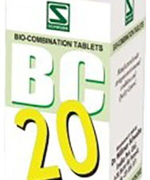 Dr Willmar Schwabe India Bio-Combination 20 (BC 20) Tablet