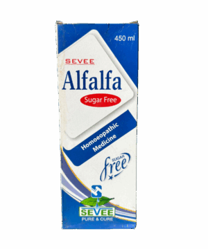 SEVEE Alfalfa Sugar Free Homoeopathic Medicine – 450 ml | Sugar-Free Health Tonic