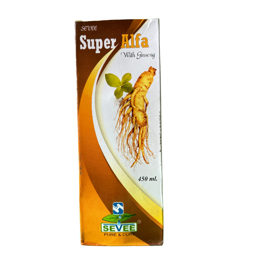 SEVEE Super Alfa With Ginseng Homoeopathic Medicine – 450 ml